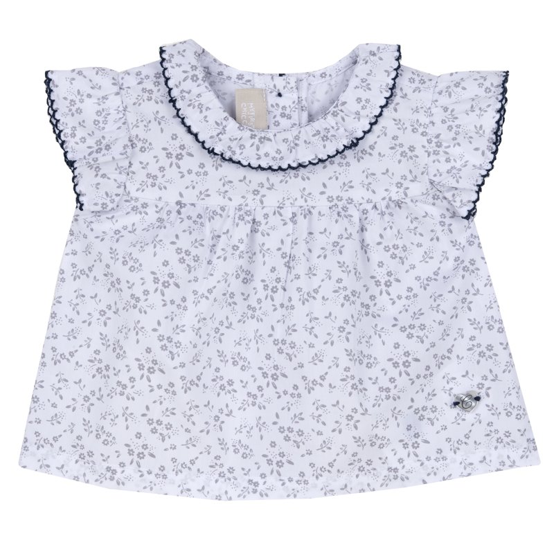 SHIRT SHORT SLEEVE - GREY PRINTED