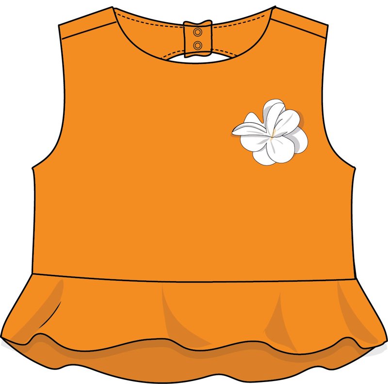 TANK TOP - MEDIUM ORANGE