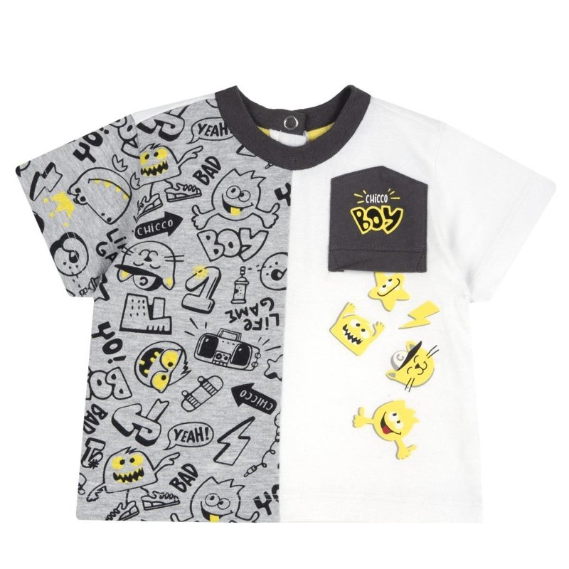 T-SHIRT SHORT SLEEVE - LIGHT GREY