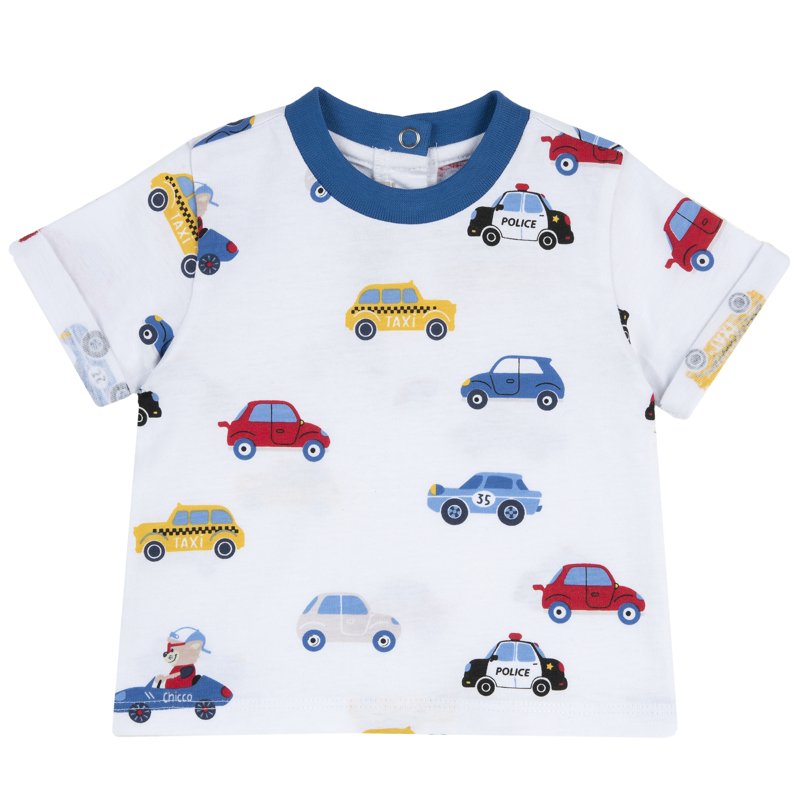 T-SHIRT SHORT SLEEVE - NATURAL PRINTED