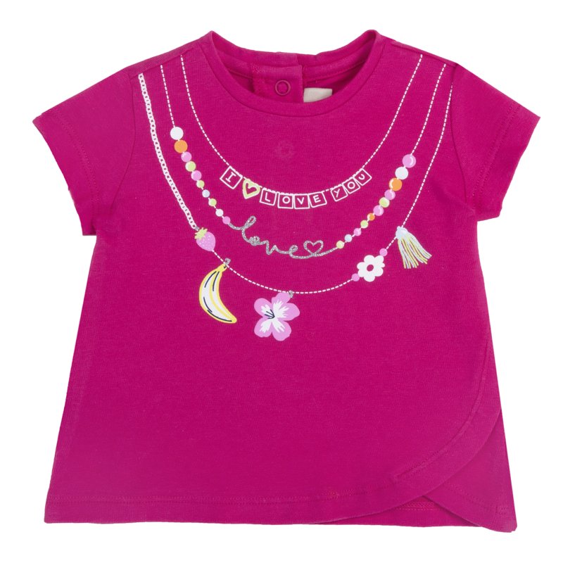 T-SHIRT SHORT SLEEVE - DARK PINK