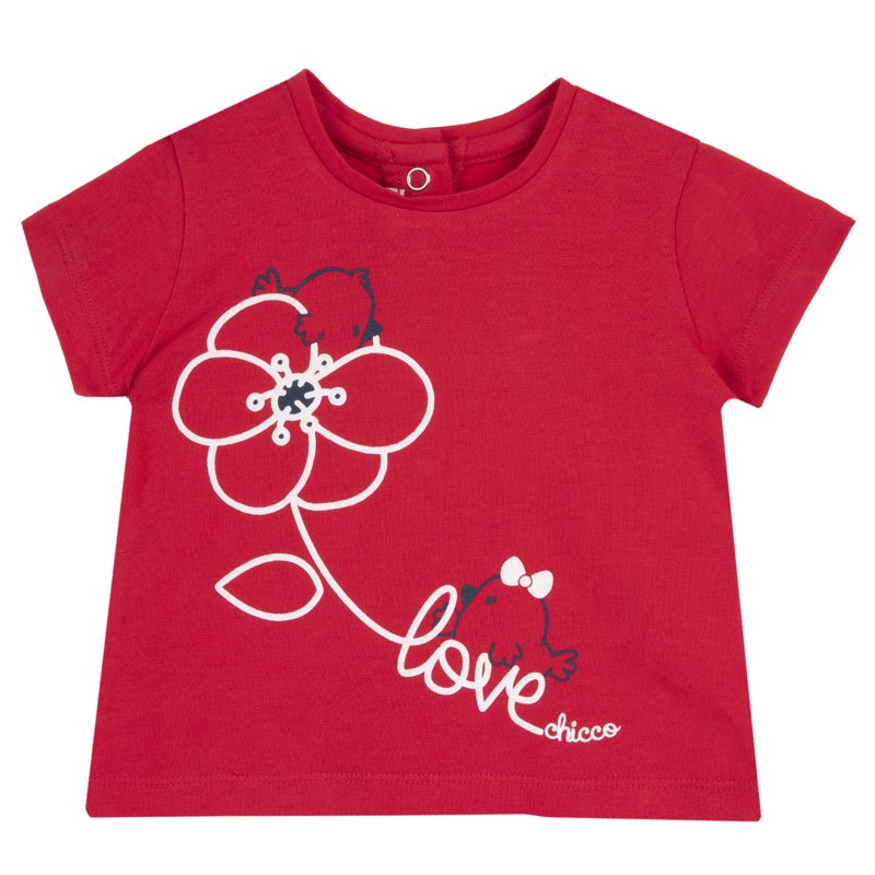 T-SHIRT SHORT SLEEVE - MEDIUM RED