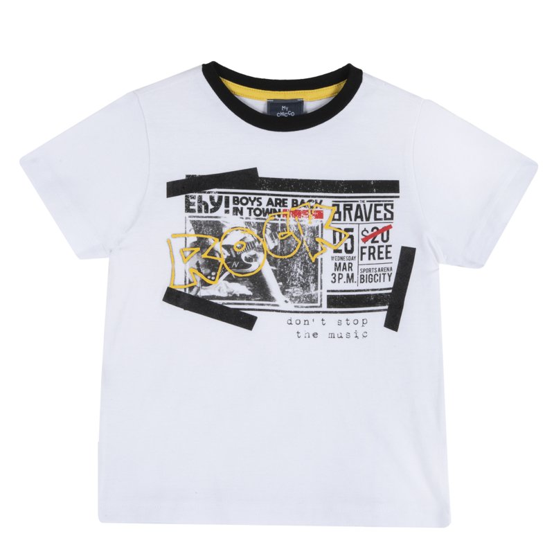 T-SHIRT SHORT SLEEVE - WHITE