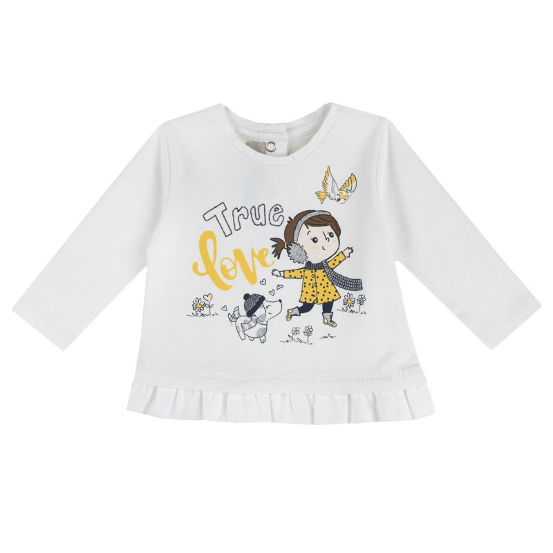 T-SHIRT LONG SLEEVE - WHITE