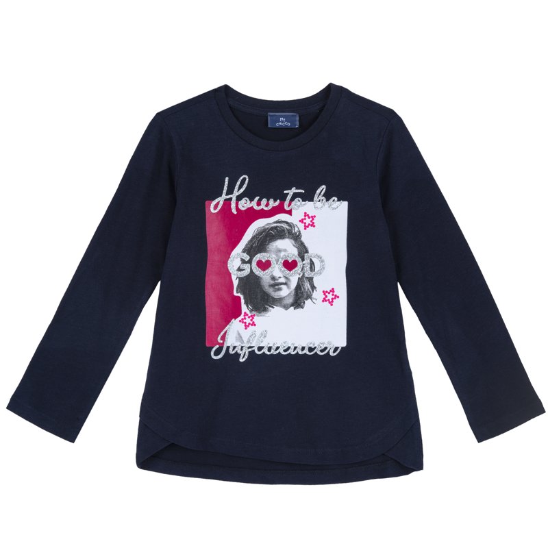 T-SHIRT LONG SLEEVE - DARK BLUE