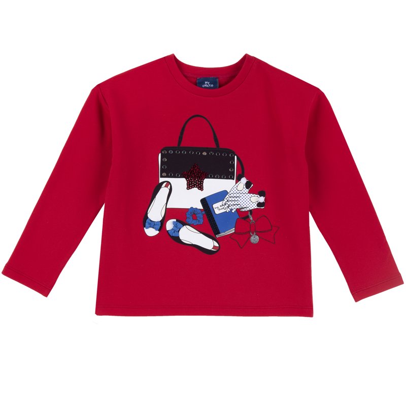 T-SHIRT LONG SLEEVE - MEDIUM RED