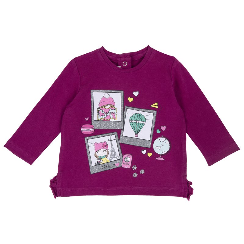 T-SHIRT LONG SLEEVE - MEDIUM LILAC