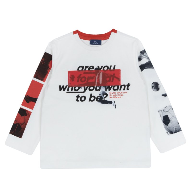 T-SHIRT LONG SLEEVE - WHITE