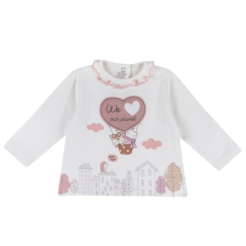 T-SHIRT LONG SLEEVE - WHITE