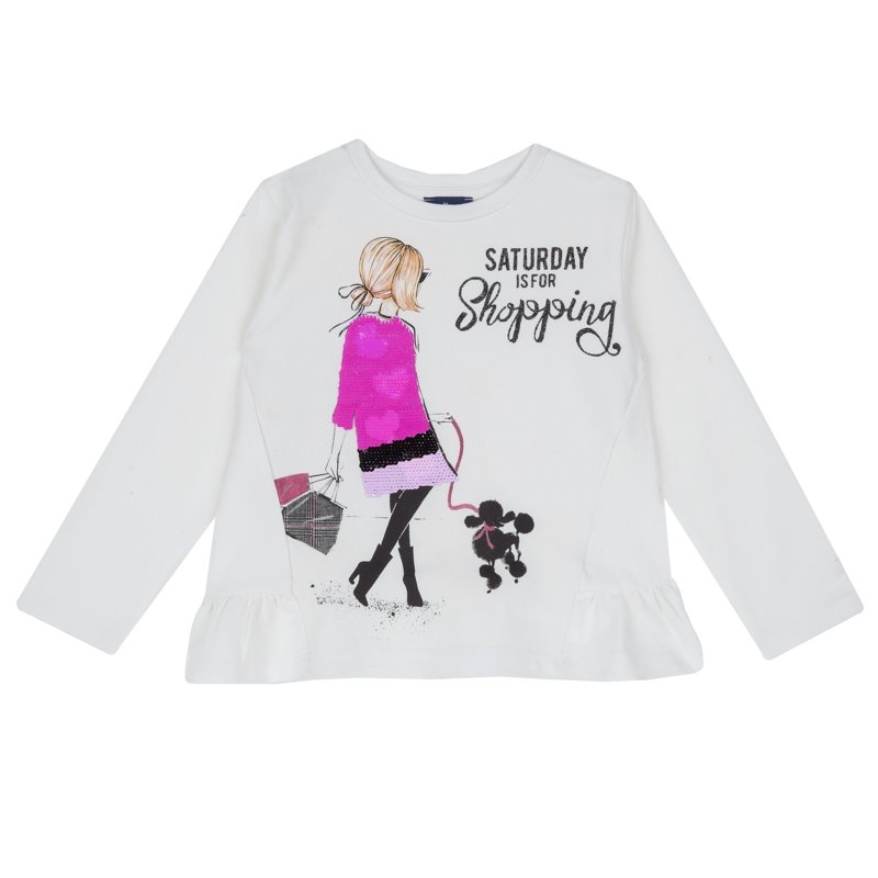 T-SHIRT LONG SLEEVE - WHITE