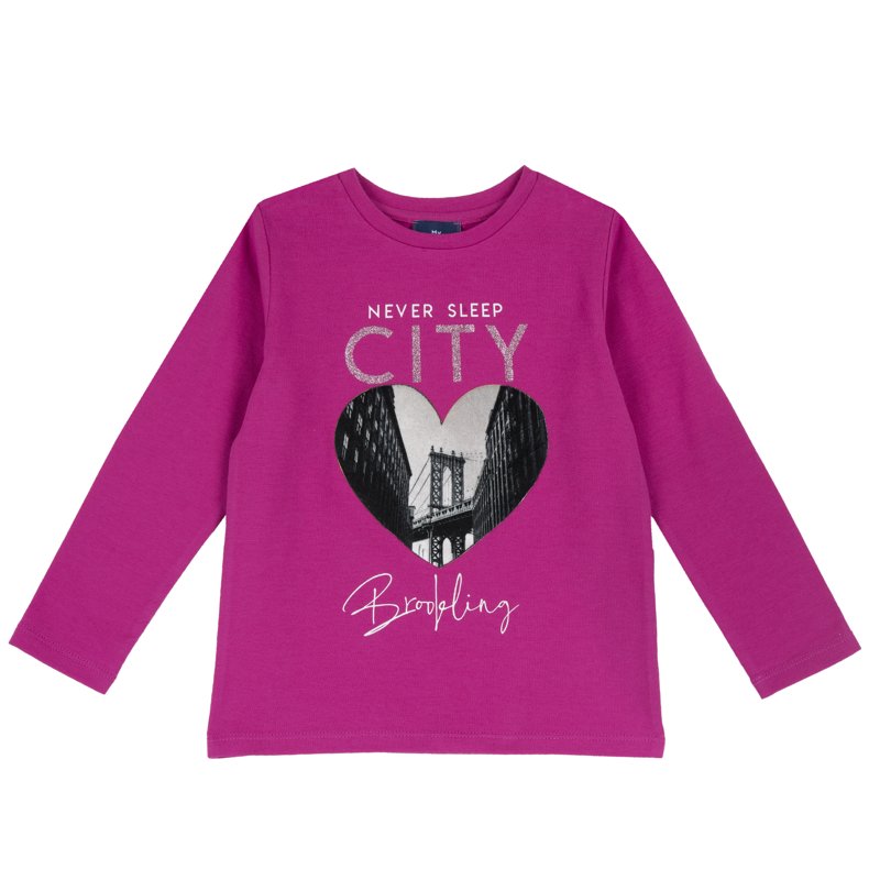 T-SHIRT LONG SLEEVE - MEDIUM LILAC