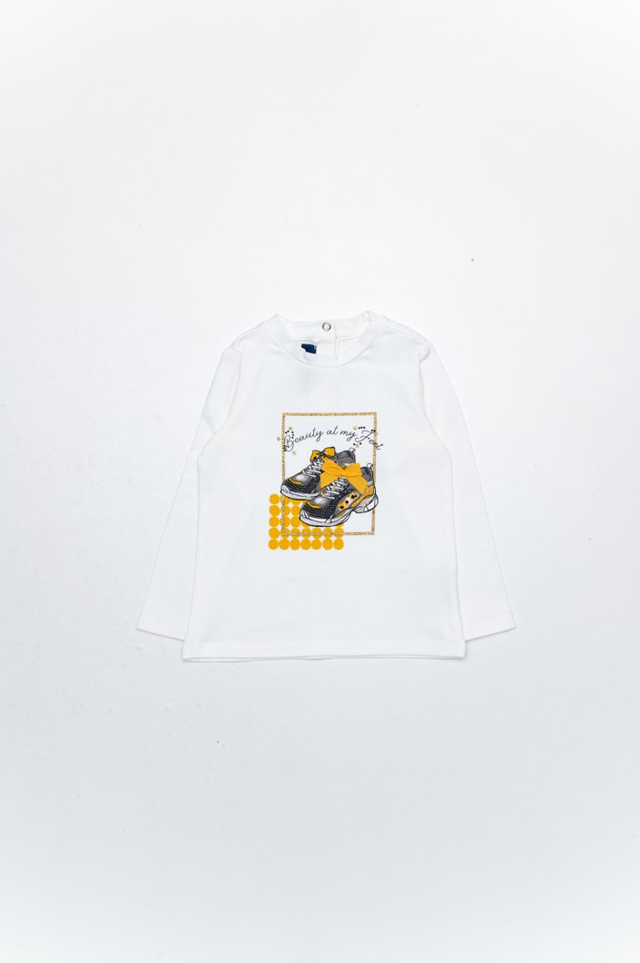 T-SHIRT LONG SLEEVE - WHITE