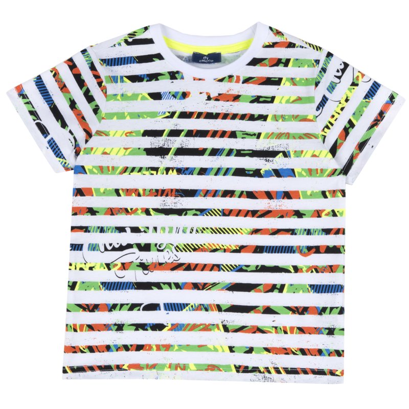T-SHIRT SHORT SLEEVE - NATURAL PRINTED