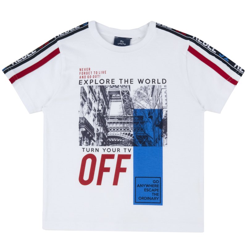 T-SHIRT SHORT SLEEVE - WHITE