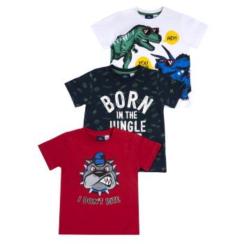 T-SHIRT SHORT SLEEVE 3 PACK - WHITE