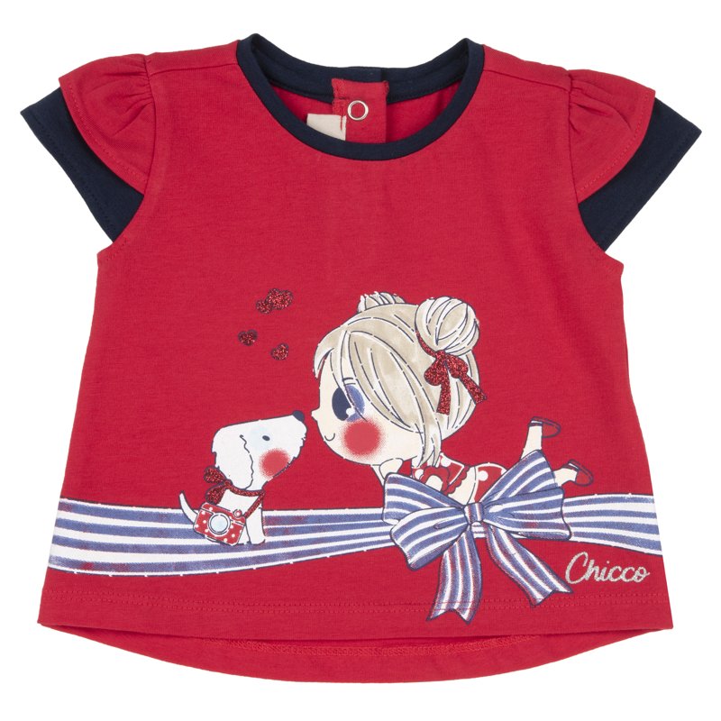 T-SHIRT SHORT SLEEVE - MEDIUM RED