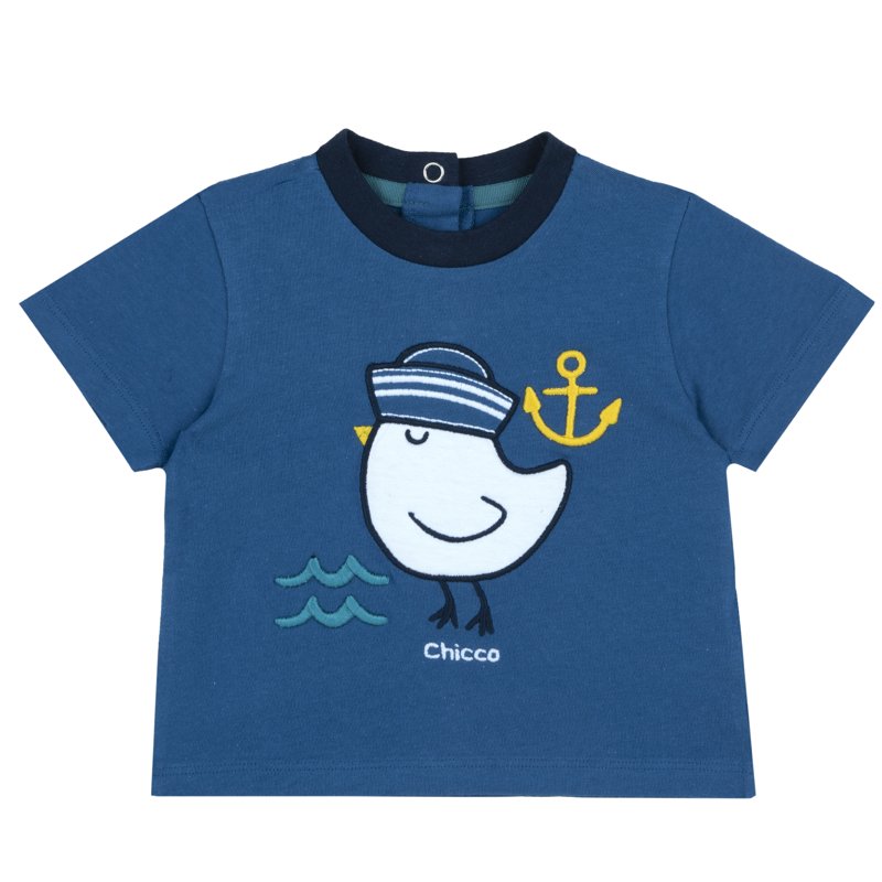 T-SHIRT SHORT SLEEVE - MEDIUM BLUE