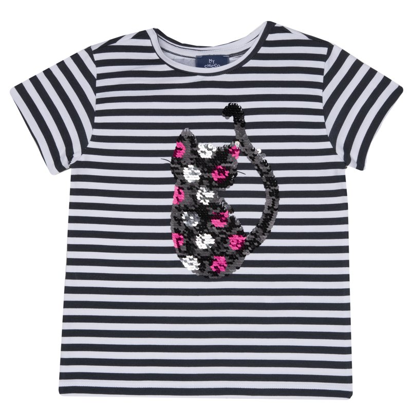 T-SHIRT SHORT SLEEVE - GREY PRINTED