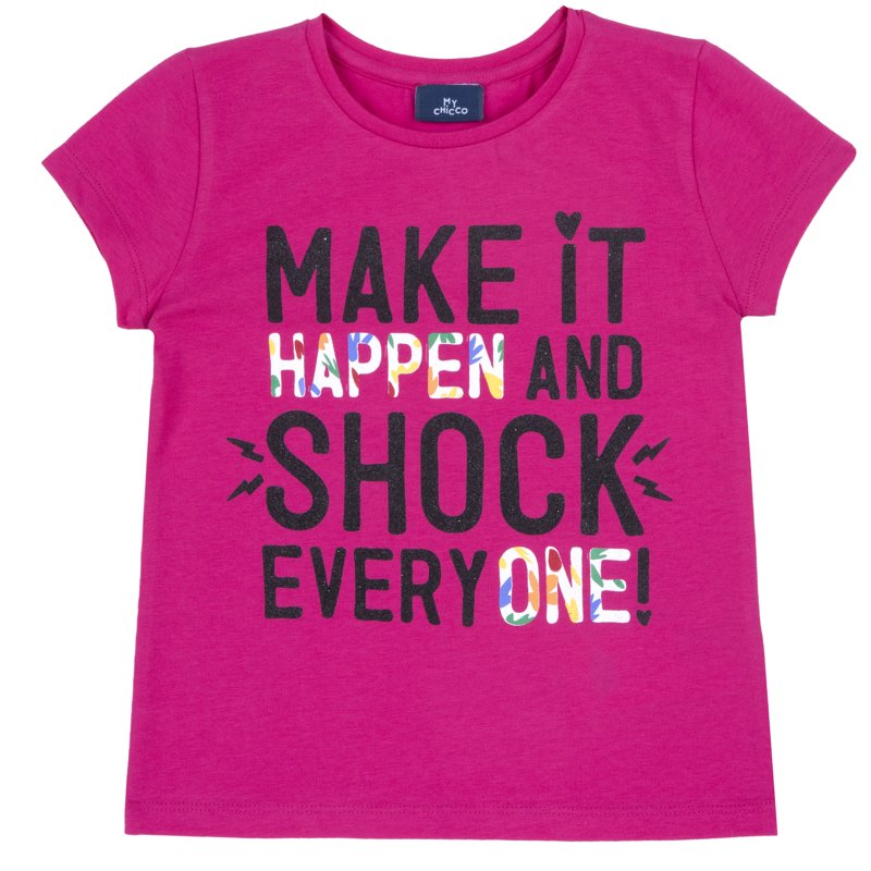 T-SHIRT SHORT SLEEVE - DARK PINK