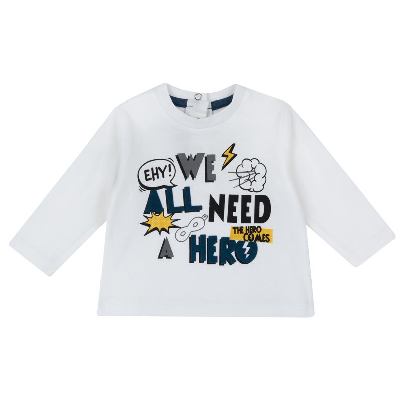 T-SHIRT LONG SLEEVE - WHITE