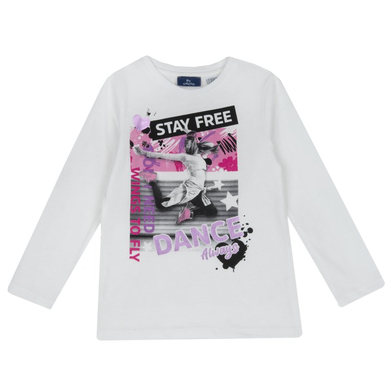 T-SHIRT LONG SLEEVE - WHITE