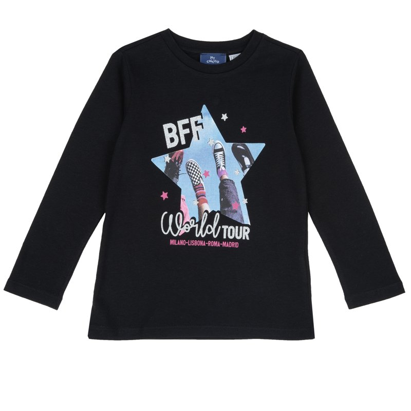 T-SHIRT LONG SLEEVE - BLACK