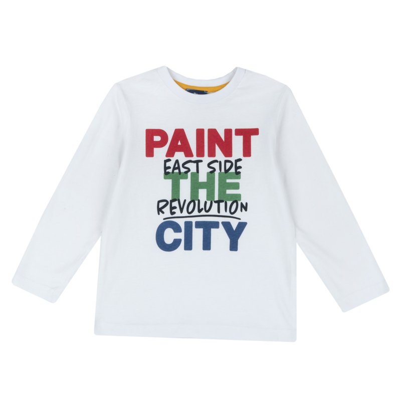 T-SHIRT LONG SLEEVE - WHITE