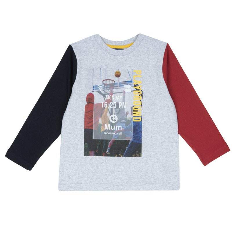 T-SHIRT LONG SLEEVE - MEDIUM GREY