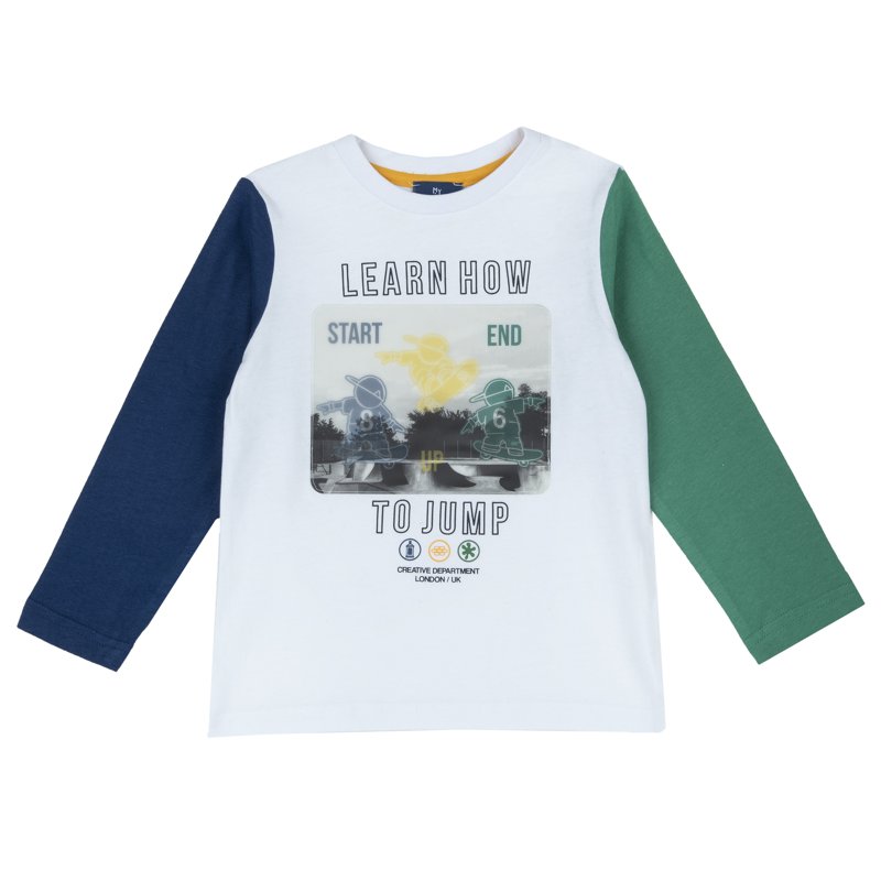 T-SHIRT LONG SLEEVE - WHITE