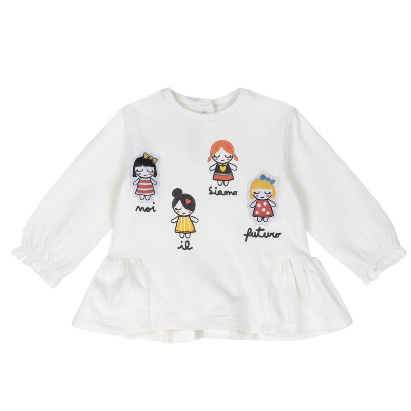 T-SHIRT LONG SLEEVE - WHITE