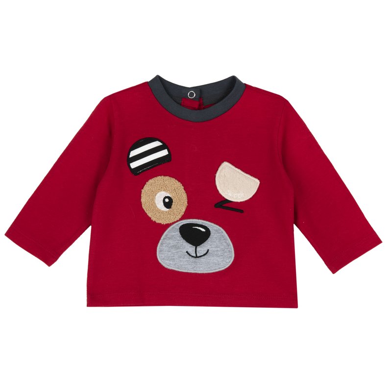 T-SHIRT LONG SLEEVE - MEDIUM RED