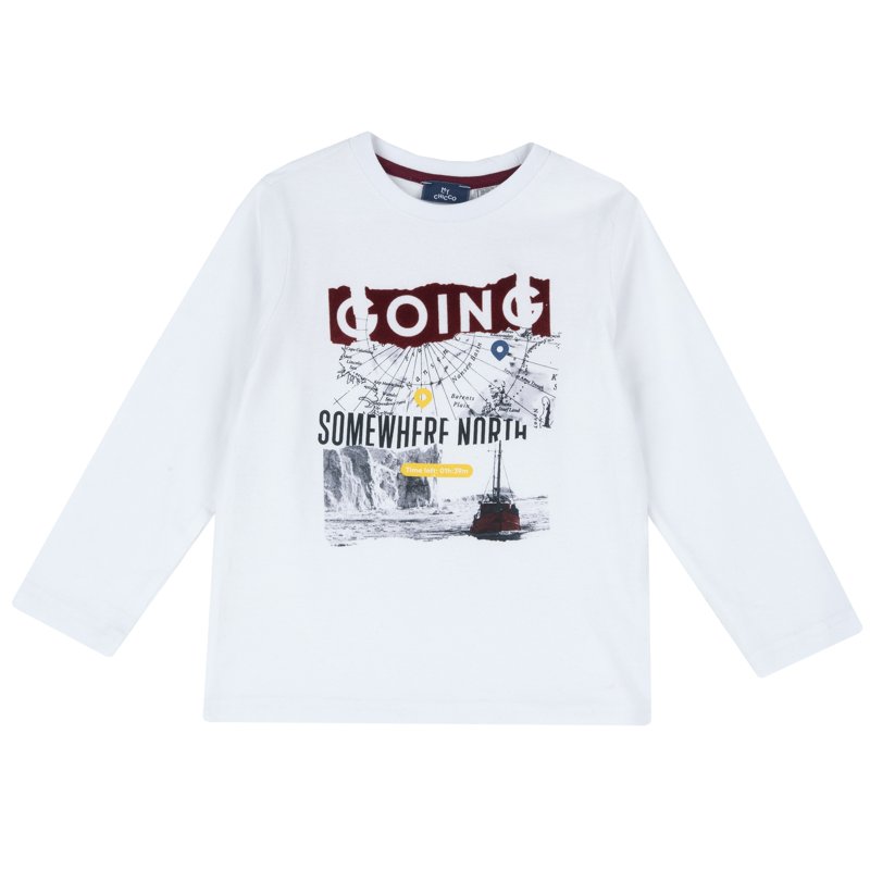T-SHIRT LONG SLEEVE - WHITE