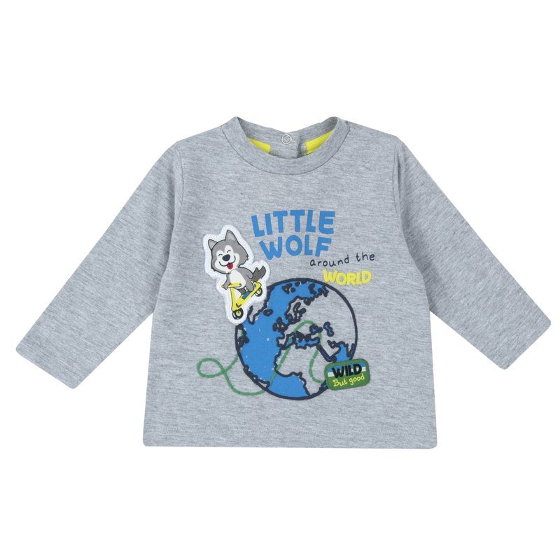 T-SHIRT LONG SLEEVE - LIGHT GREY