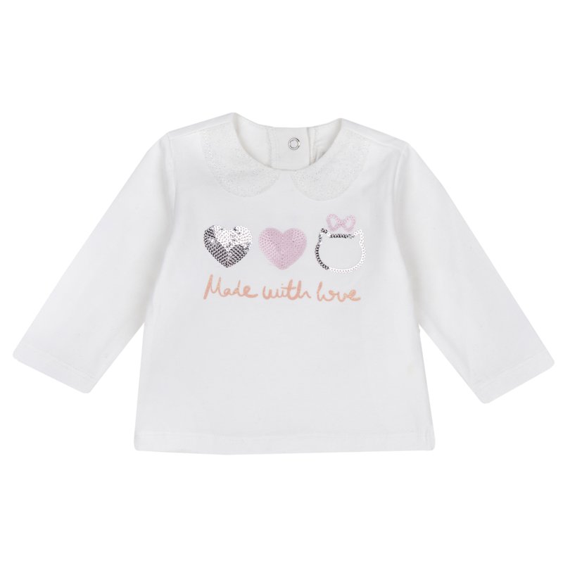 T-SHIRT LONG SLEEVE - WHITE