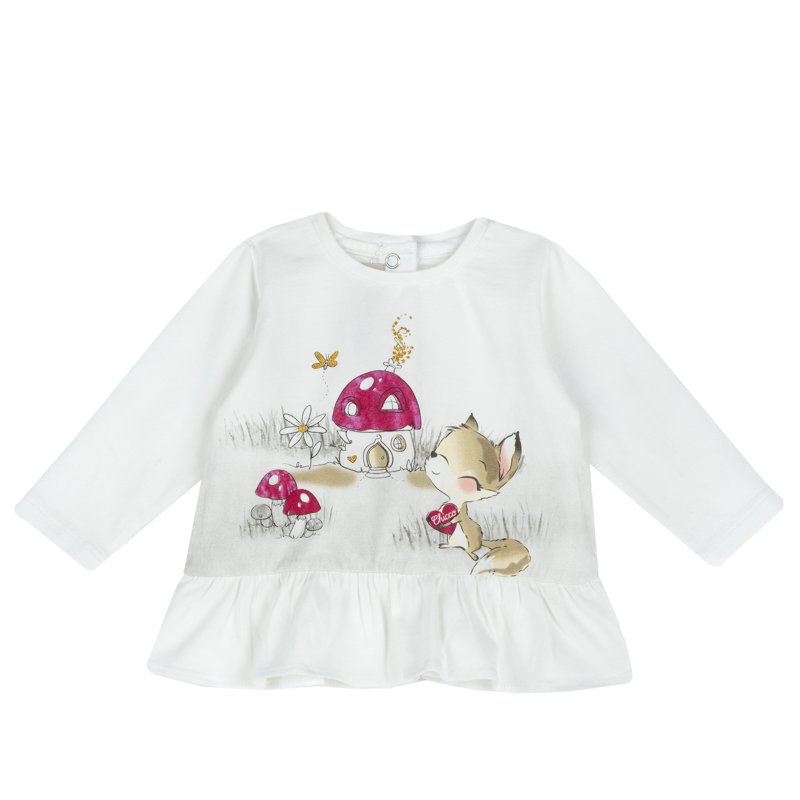 T-SHIRT LONG SLEEVE - WHITE