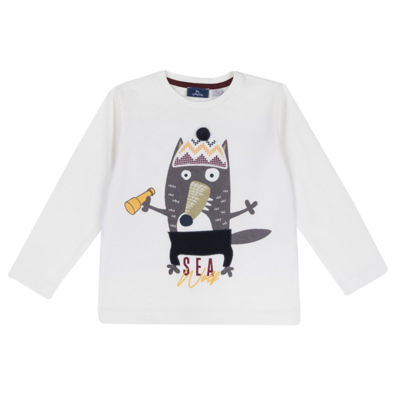 T-SHIRT LONG SLEEVE - WHITE