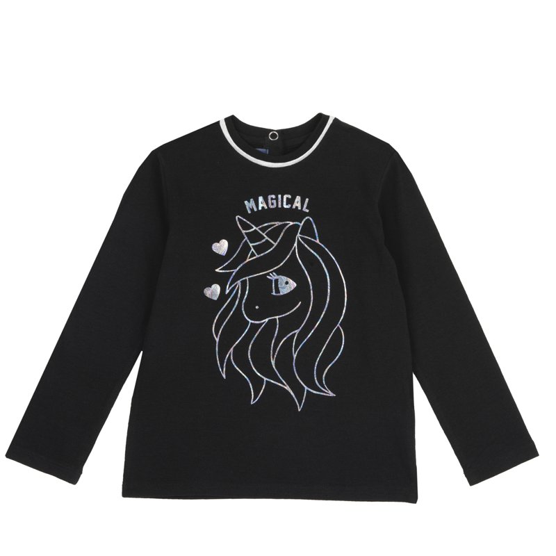 T-SHIRT LONG SLEEVE - BLACK