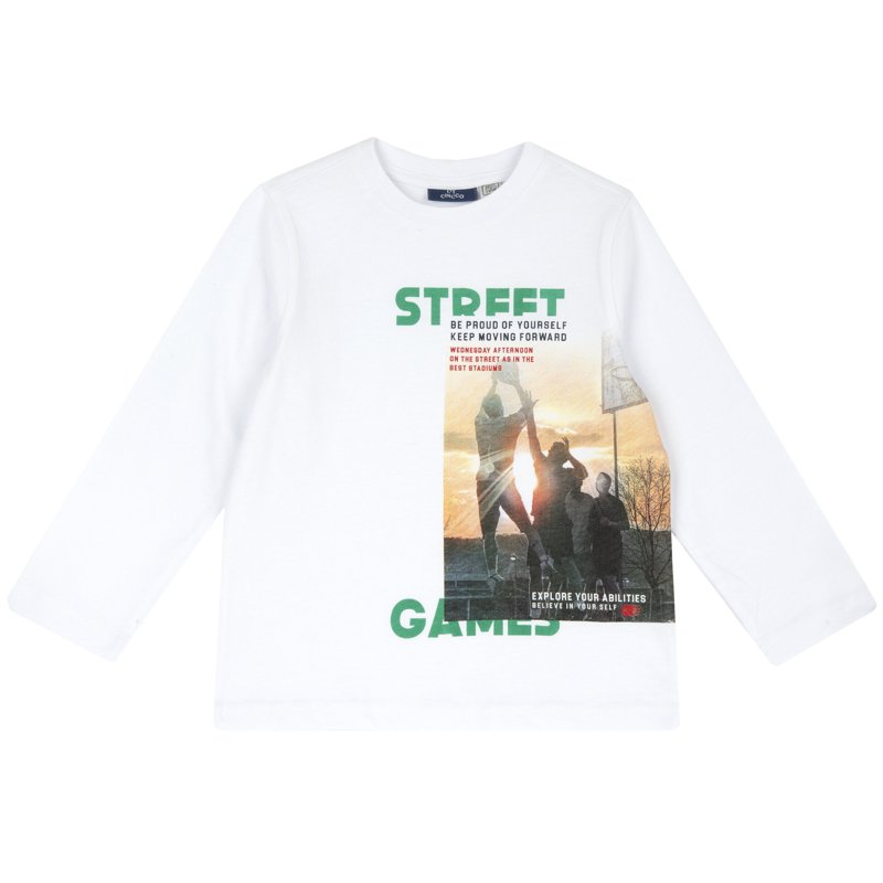 T-SHIRT LONG SLEEVE - WHITE