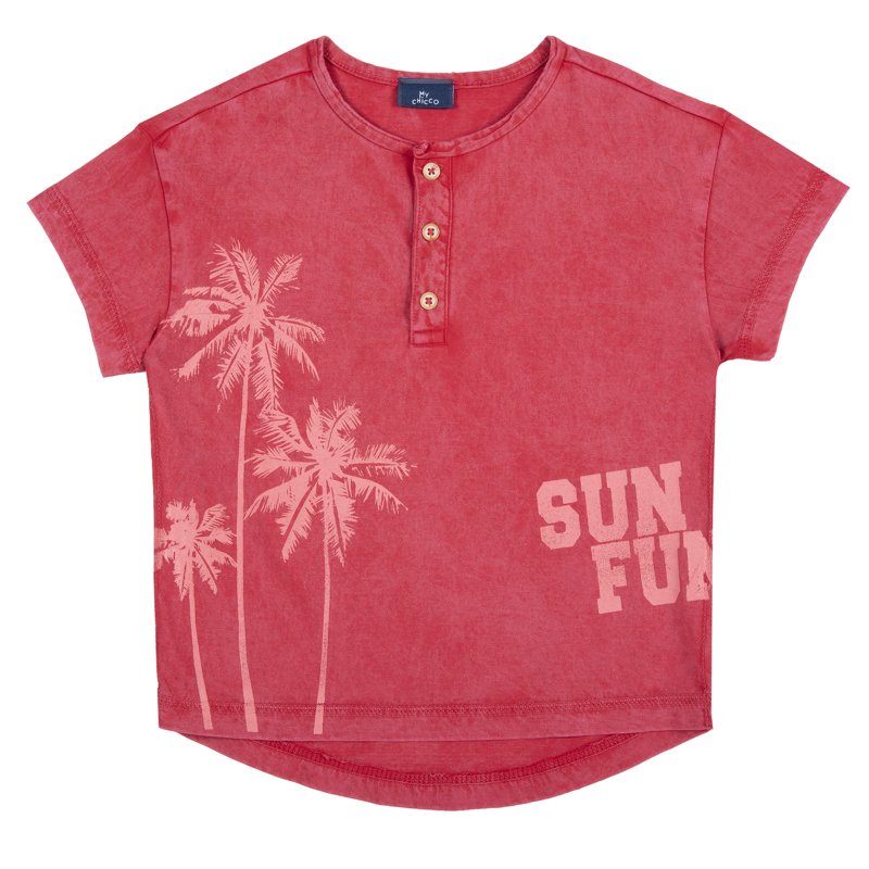 T-SHIRT SHORT SLEEVE - LIGHT RED