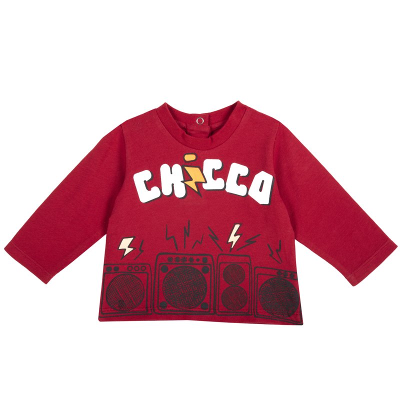 T-SHIRT LONG SLEEVE - MEDIUM RED