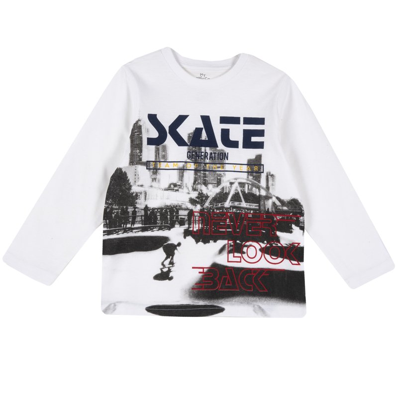 T-SHIRT LONG SLEEVE - WHITE
