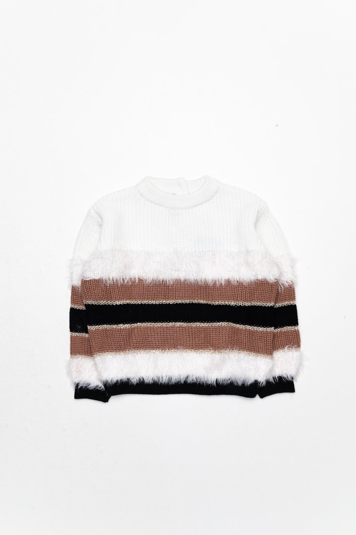 SWEATER - WHITE/BLACK