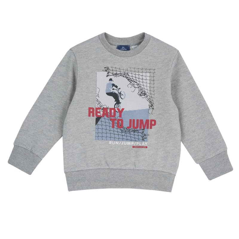 SWEATSHIRT - MEDIUM GREY