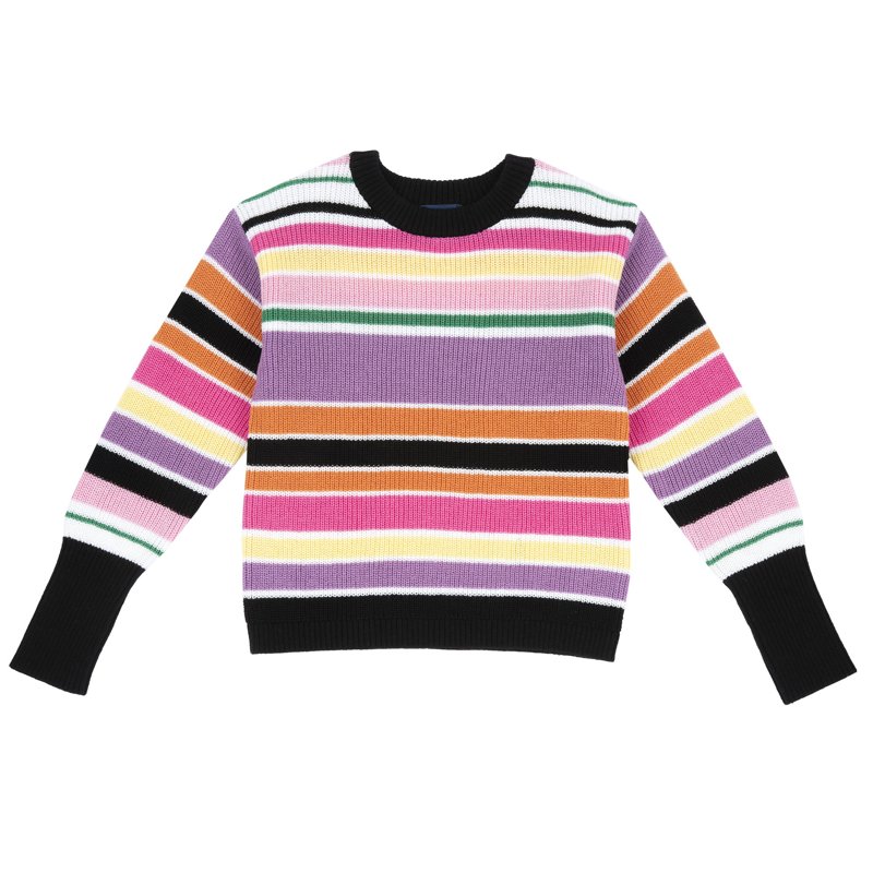 SWEATER - LILAC STRIPED