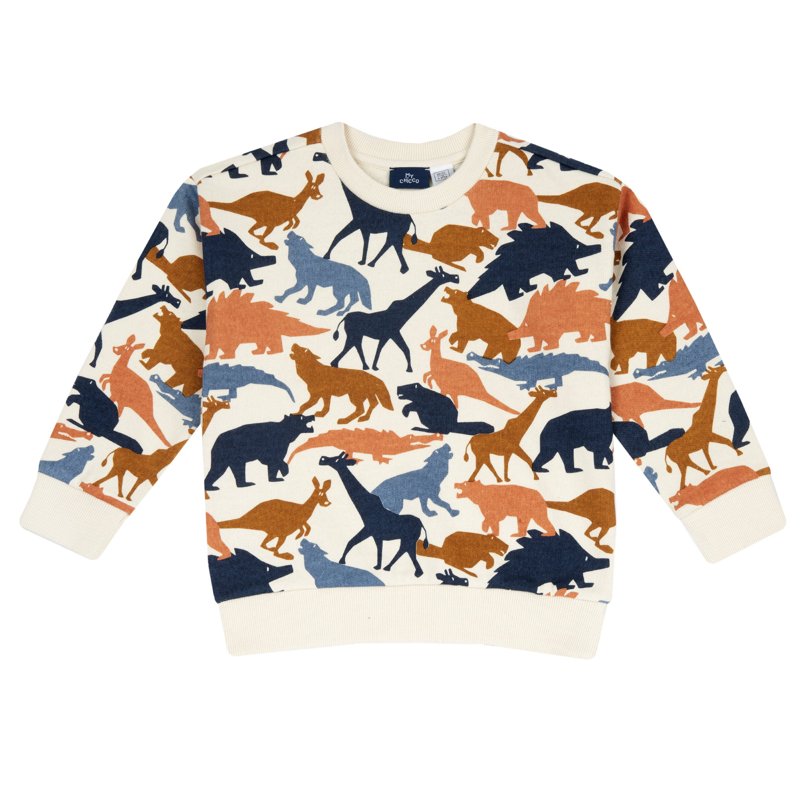 SWEATSHIRT - NATURAL PRINTED
