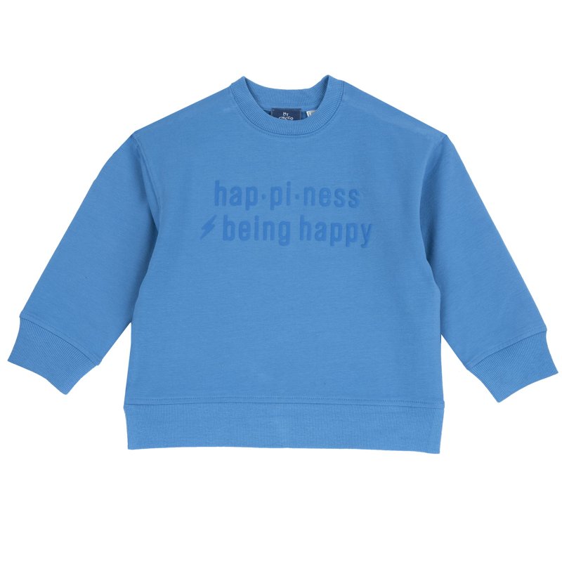 SWEATSHIRT - DARK BLUE/LIGHT BLUE