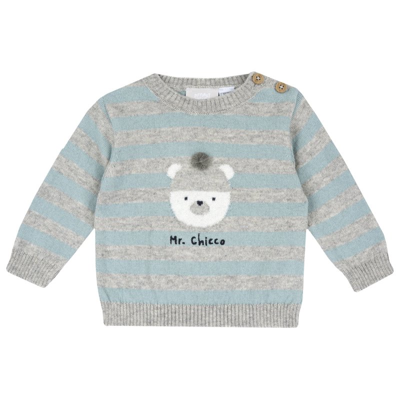 SWEATER - MEDIUM BLUE/LIGHT BLUE