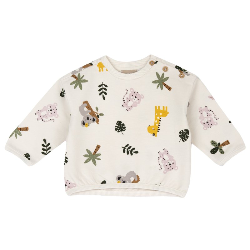 SWEATSHIRT - NATURAL PRINTED