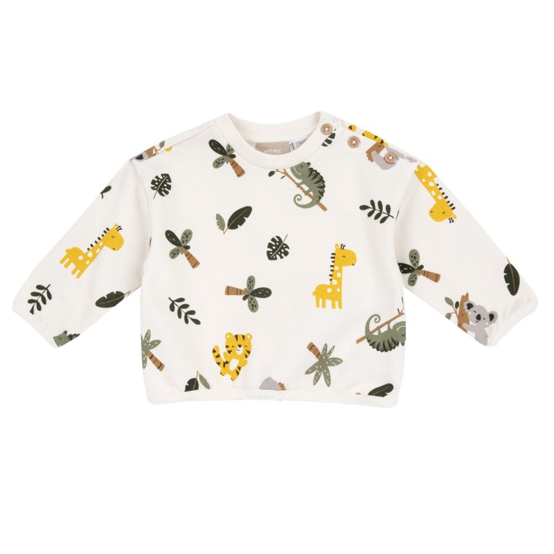 SWEATSHIRT - NATURAL PRINTED