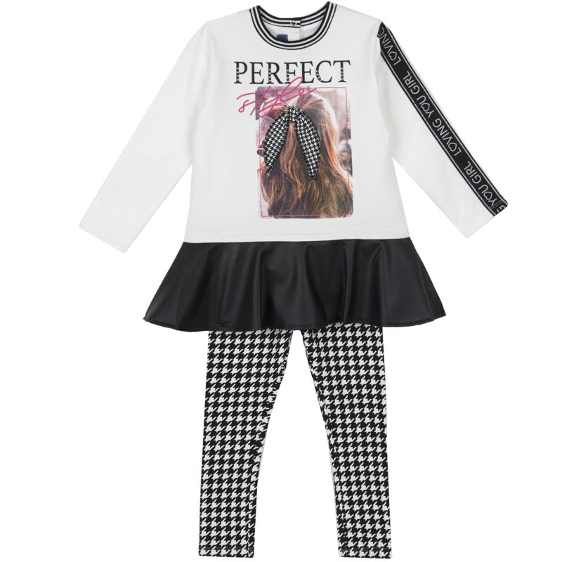 SET 2: SWEATSHIRT + LEGGINGS - WHITE